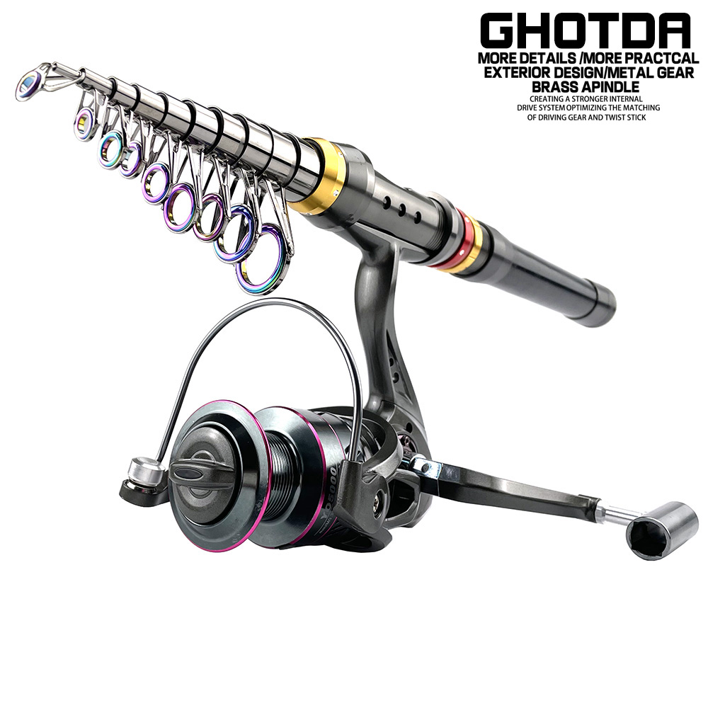 1.8-3.6m Carbon Fiber Spinning - Fishing Rod Surf ulasan dan harga