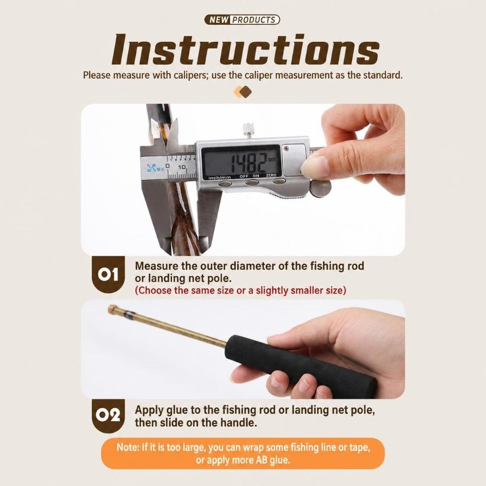 Portable EVA Fishing Rod Handl - Fishing Rod Building Kit ulasan dan harga