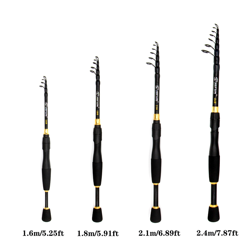 JSFUN Telescopic Fishing Rod   - Fishing Rod Spinning ulasan dan harga