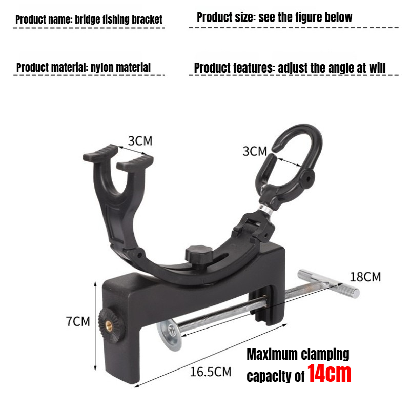 360° Rotating Adjustable Heavy - Fishing Rod Travel ulasan dan harga